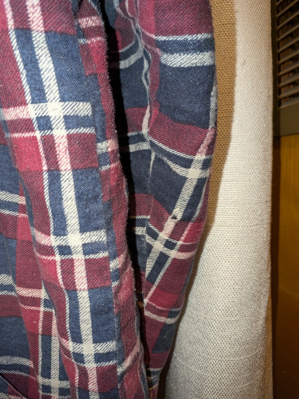 Vintage Merrill & Forbes Outfitters Quilted Lined Plaid Zip Hooded Jacket XL - Picture 6 of 16